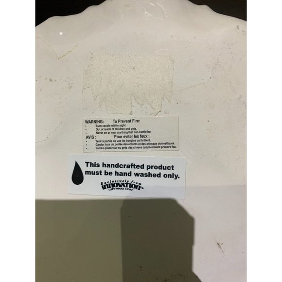 Vtg Innovation Giftware Hedgehog Bramble & Clover porcelain kids Christmas *read - Picture 8 of 8